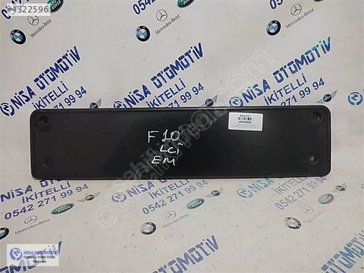 BMW 5 SERİSİ F10 ÖN TAMPON PLAKALIK
