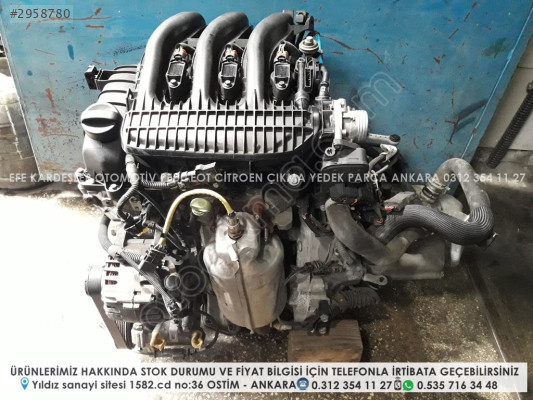 citroen c3 1.2 benzinli puretech euro6 çıkma motor