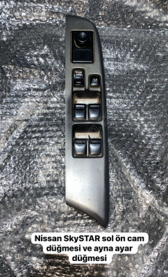 NİSSAN SKAYSTAR SOL ÖN CAM DÜĞMESİ VE AYNA AYAR DÜĞMESİ
