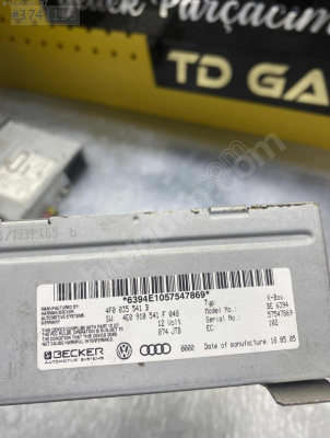 AUDİ A6 TEYP 6394E1057547869
