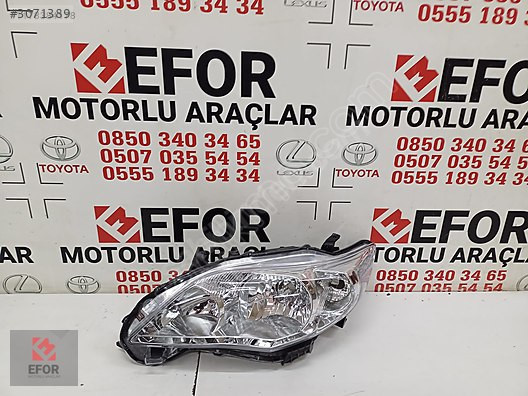 TOYOTA COROLLA SIFIR SOL FAR 10-12 OEM NO: 81170-12D80