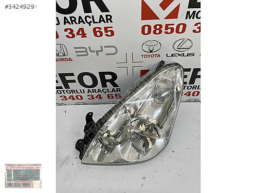 TOYOTA VERSO SOL FAR ÇIKMA ORJİNAL YEDEK PARÇA