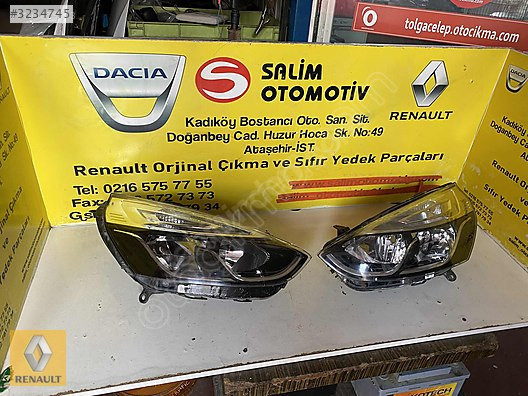 RENAULT CLIO 4 SAĞ SOL FAR VE DİĞER PARÇALARI -SALİM OTOMOTİV-