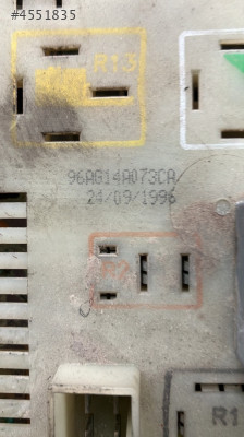 Ford Escort sigorta kutusu