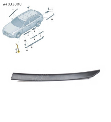 8K0853823C ÇAMURLUK UC CITASI L AUDİ A4 09-18