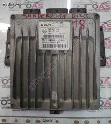 DACİA SANDERO 1.5 DİZEL MOTOR BEYNİ 8201002106-8201127198