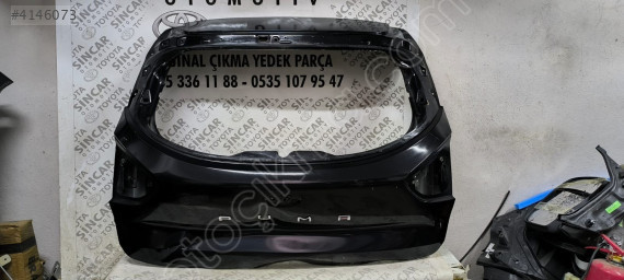 SİNCAR OTO'DAN FORD PUMA 2020 2025 ARKA BAGAJ KAPAĞI ÇIKMA ORJİN