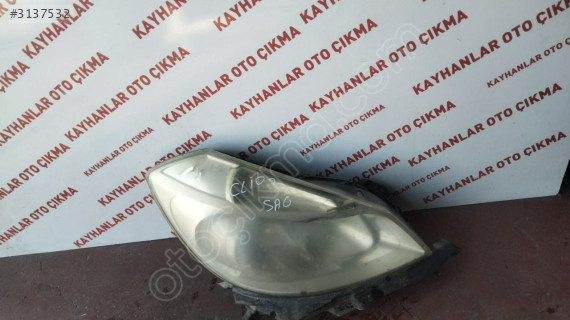 RENAULT CLİO 3 ÇIKMA SAĞ FAR