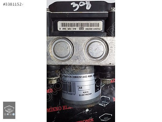0265951176 0265251442 PEUGEOT 308 ABS BEYNİ