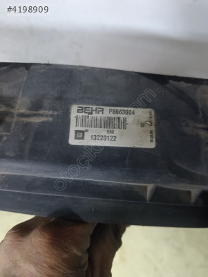 Insignia radyatör fanı