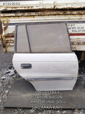 OPEL ASTRA F STATİON WAGON ÇIKMA ORJİNAL DOLU SAĞ ARKA KAPI