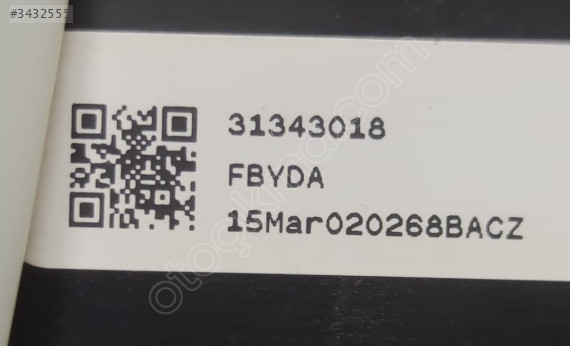 VOLVO S60 SİNYAL KOLU 31343218 / 31394001/ 31394004 / 31343018
