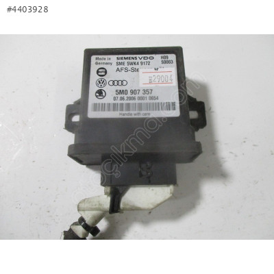 Audi Volkswagen Seat Far Ayar kontrol Beyni 5M0907357 5WK49172