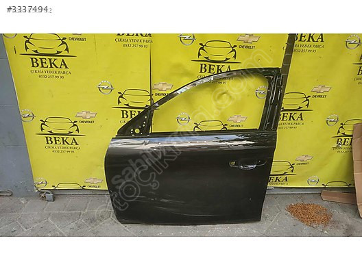 OPEL CORSA F SOL ÖN KAPI SİYAH ÇIKMA ORJİNAL YEDEK PARÇA