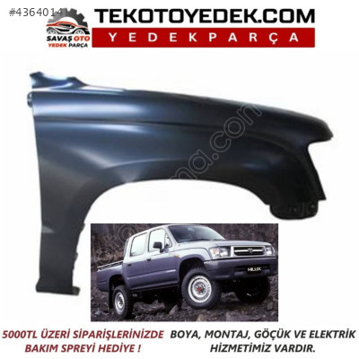 HİLUX ÖN ÇAMURLUK SAĞ SOL 1998 1999 2000 2001 / KAMPANYA