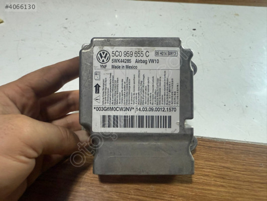 2010-15 VW JETTA GOLF 6 AİRBAG BEYNİ 5C0959655C ORJ ÇIKMA