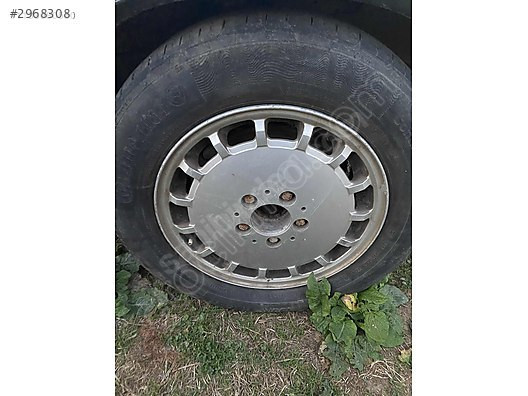 MERCEDES GUDDILECKEL W124 15' TEK ADET JANT LASTİK ÇIKMA TEM