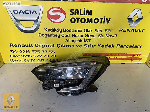 RENAULT CLIO  ÇIKMA ORJİNAL SOL FAR VE DİĞER PARÇALAR SALİM OTO