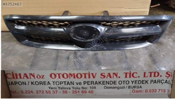 TOYOTA HİLUX PANJUR 2006-2008 D4D SİYAH 53111-0K010