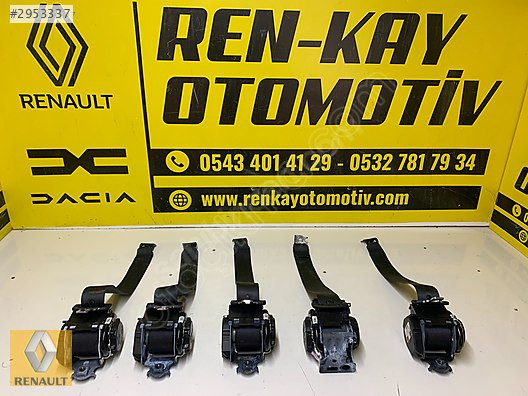 888401345R RENAULT CLİO 5.5 ARKA EMNİYET KEMERİ ÇIKMA ORJ RENKAY
