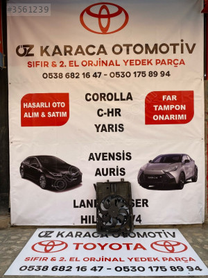 2020-2025 TOYOTA PROACE CİTY ÇIKMA ORJİNAL KOMPLE FAN SET