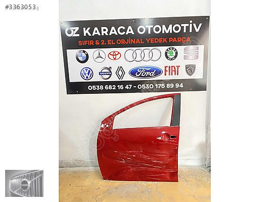 2020-2024 TOYOTA YARİS ÇIKMA ORJİNAL SOL ÖN KAPI