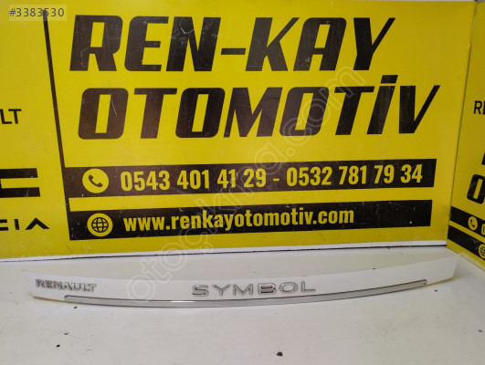 848106296R RENAULT SYMBOL BAGAJ YAZI ÇITASI ORJ RENKAY OTO