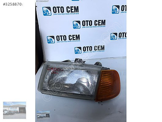 OTO CEMDEN ÇIKMA VW POLO CLASSİC CADDY SOL FAR