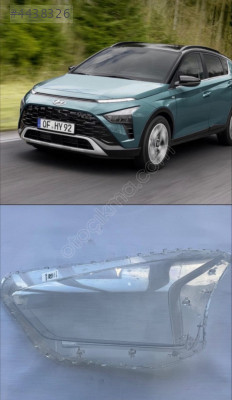HYUNDAİ BAYON SOL ÖN FAR CAMI