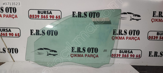 RENAULT MEGANE 2 SOL ÖN KAPI CAMI ORİJİNAL