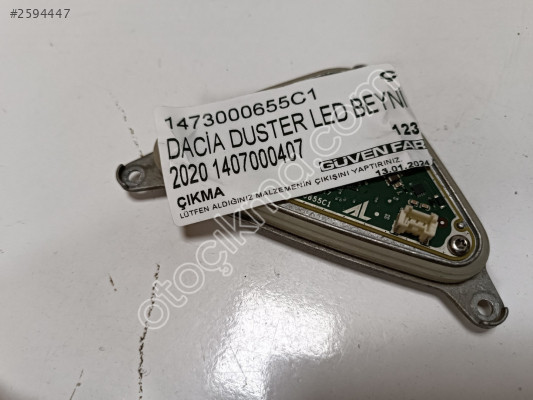 DACİA DUSTER LED BEYNİ 2020 1407000407 1473000655C1 Ç