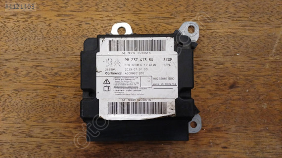 Peugeot 208 Airbag Beyni 9823741380