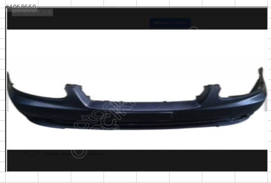 HYUNDAİ ACCENT ÖN TAMPON 2003-2006 *SİSSİZ*