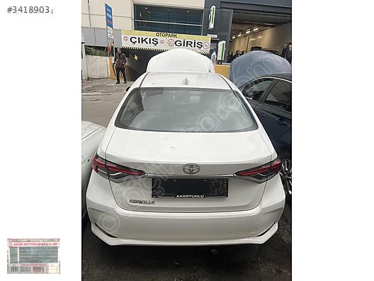 TOYOTA COROLLA BAGAJ KAPAĞI SÖKME ORJİNAL YEDEK PARÇA 19-24