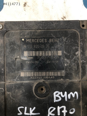 ÇIKMA MERCEDES SLK R170 KONFOR BEYNİ 170 820 09 26