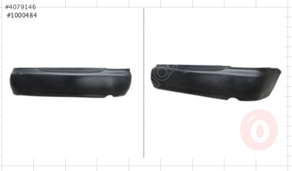 Mitsubishi Lancer Arka Tampon 2004-2005