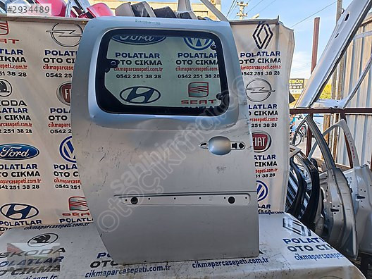 Renault Kangoo 3 sağ sürgülü kapı orijinal göçük hasarlı