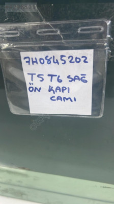 TRANSPORTER 04-13 ÇIKMA KAPI CAMI - SAĞ ÖN - 7H0845202