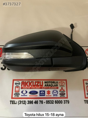 TOYOTA HİLUX REVO SAĞ AYNA SİYAH