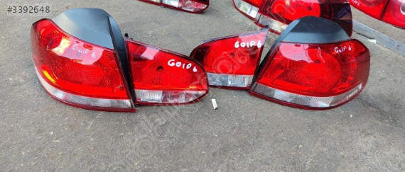 Volkswagen golf 6 sağ sol arka stoplar orijinal temiz