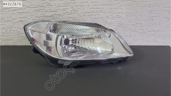 SKODA FABİA SAĞ ÖN FAR BEYAZ MOTORLU SIFIR 2009-2012