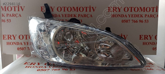 CIVIC VTEC 2 SAĞ FAR MOTORSUZ MAKYAJLI 04-06