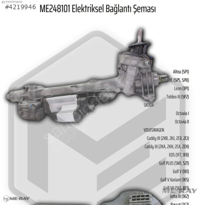 SKODA Octavia IICombi(1Z5)(1Z3) ELEKTRİKLİ DİREKSİYON KUTUSU1K19