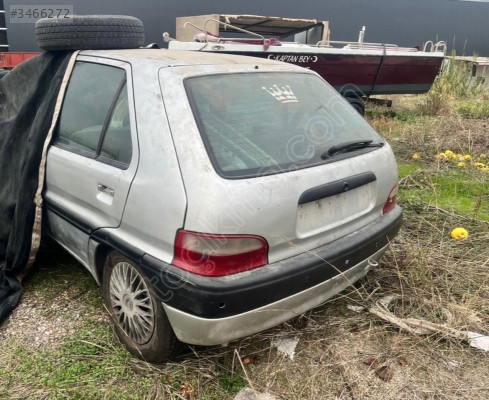 Citroen sakso sol arka kapı gri hatasız