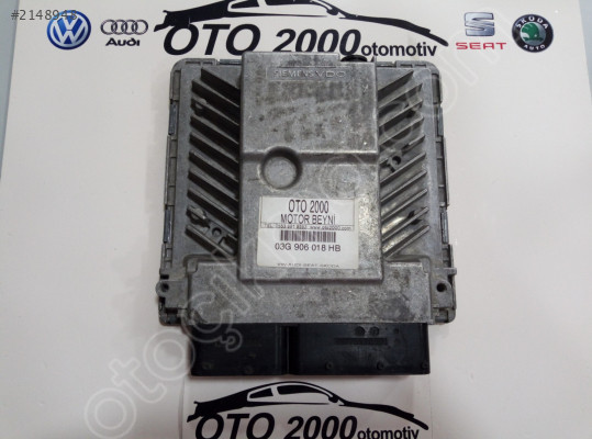 03G906018HB SKODA OCTAVIA STW 2.0 TDI BMN MOTOR BEYNİ ÇIKMA