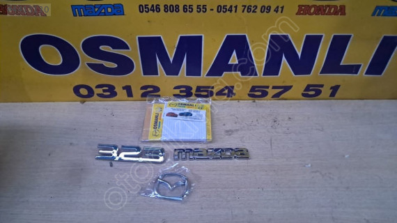 Mazda 323 Arka Bagaj Logoları