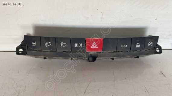 fiat 500l 2018 dörtlü çakar/flaşör düğmesi-paneli (son fiyat)