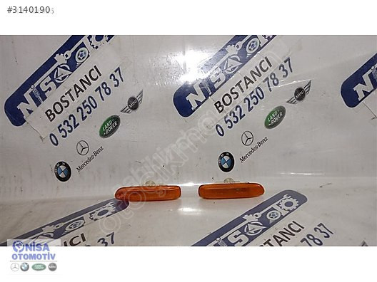 BMW 3 SERİSİ E46 KASA SOL ÇAMURLUK SİNYALİ SARI 63138370719