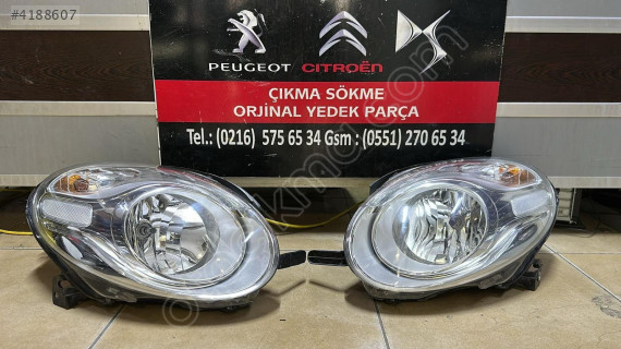 FİAT 500L SAĞ SOL FAR SETİ ÇIKMA ORJİNAL UYGUN FİYAT YEDEK PARÇA