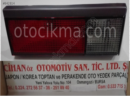 KIA BESTA SAĞ İÇ STOP 1986 1998